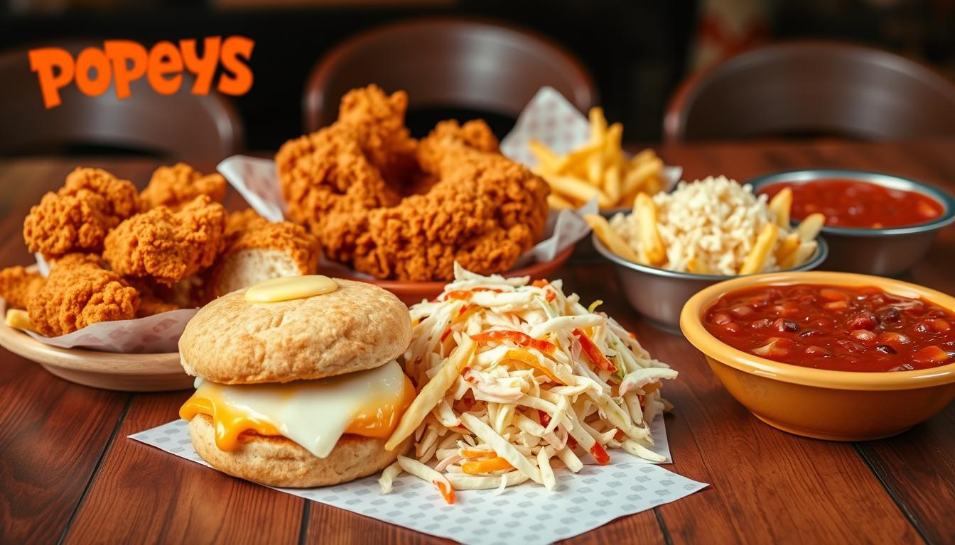 popeyes menu