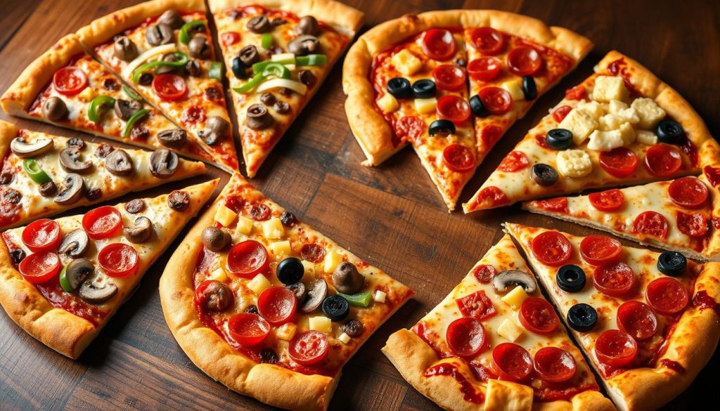 popular topping combinations from Domino's pizza menu