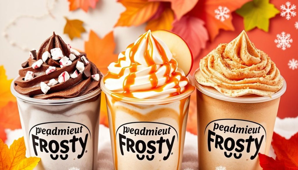 seasonal Frosty flavors