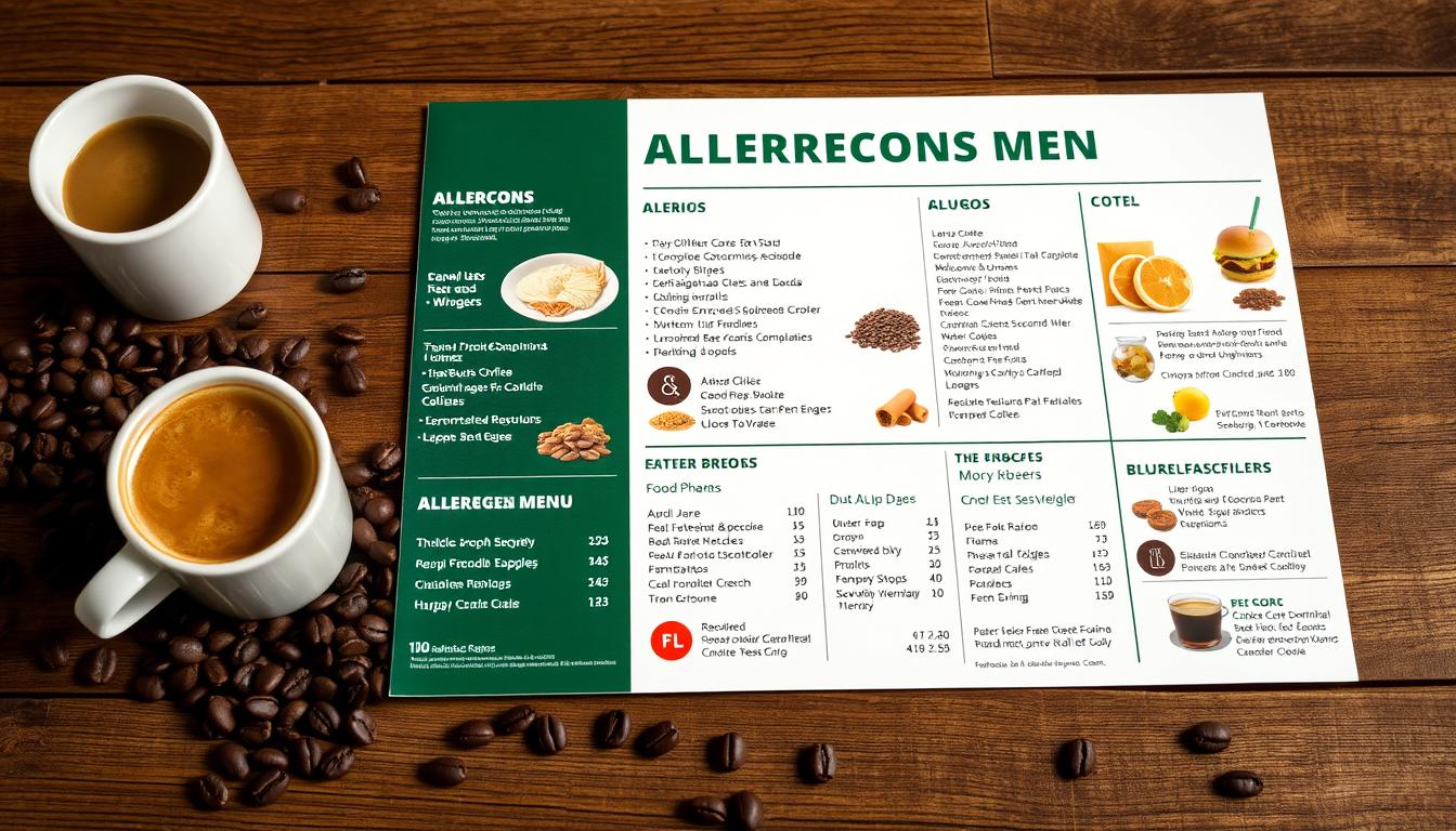 starbucks allergen menu