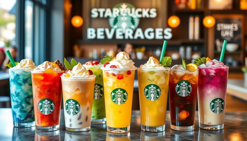 starbucks cold beverages menu