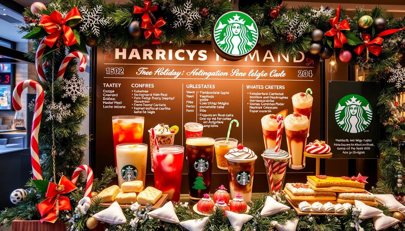 starbucks holiday menu