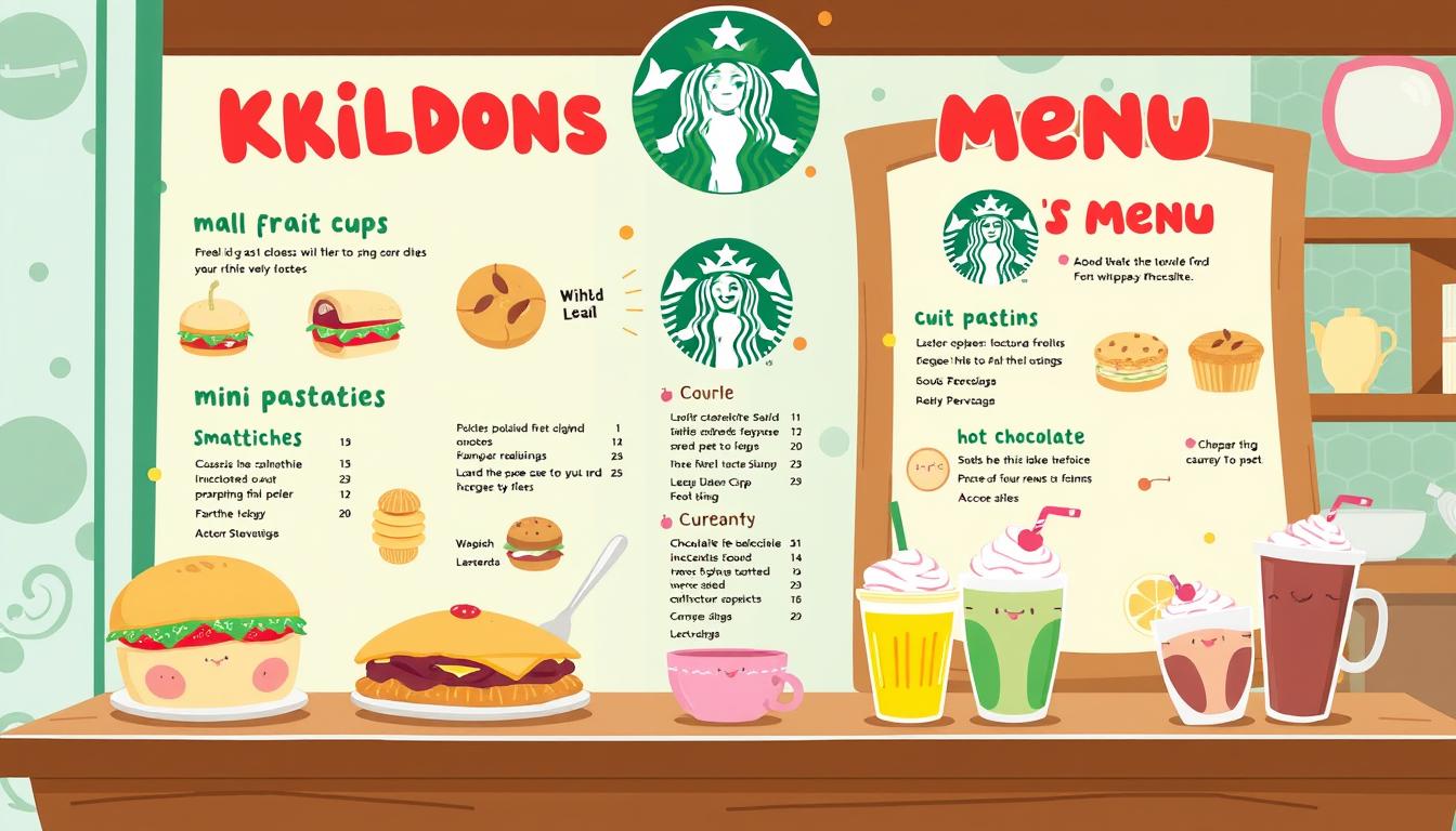 starbucks menu for kids