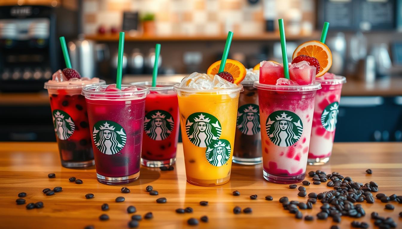 starbucks menu refreshers