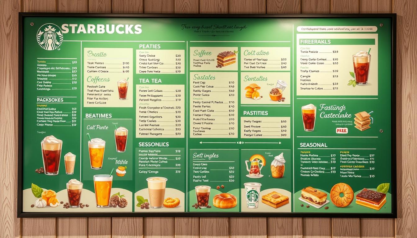 starbucks menu