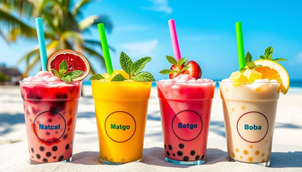 tropical boba options