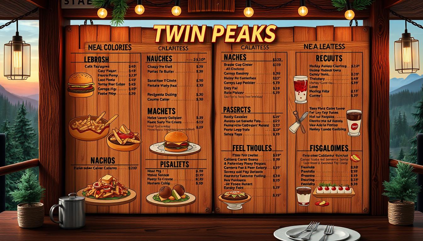 twin peaks calorie menu